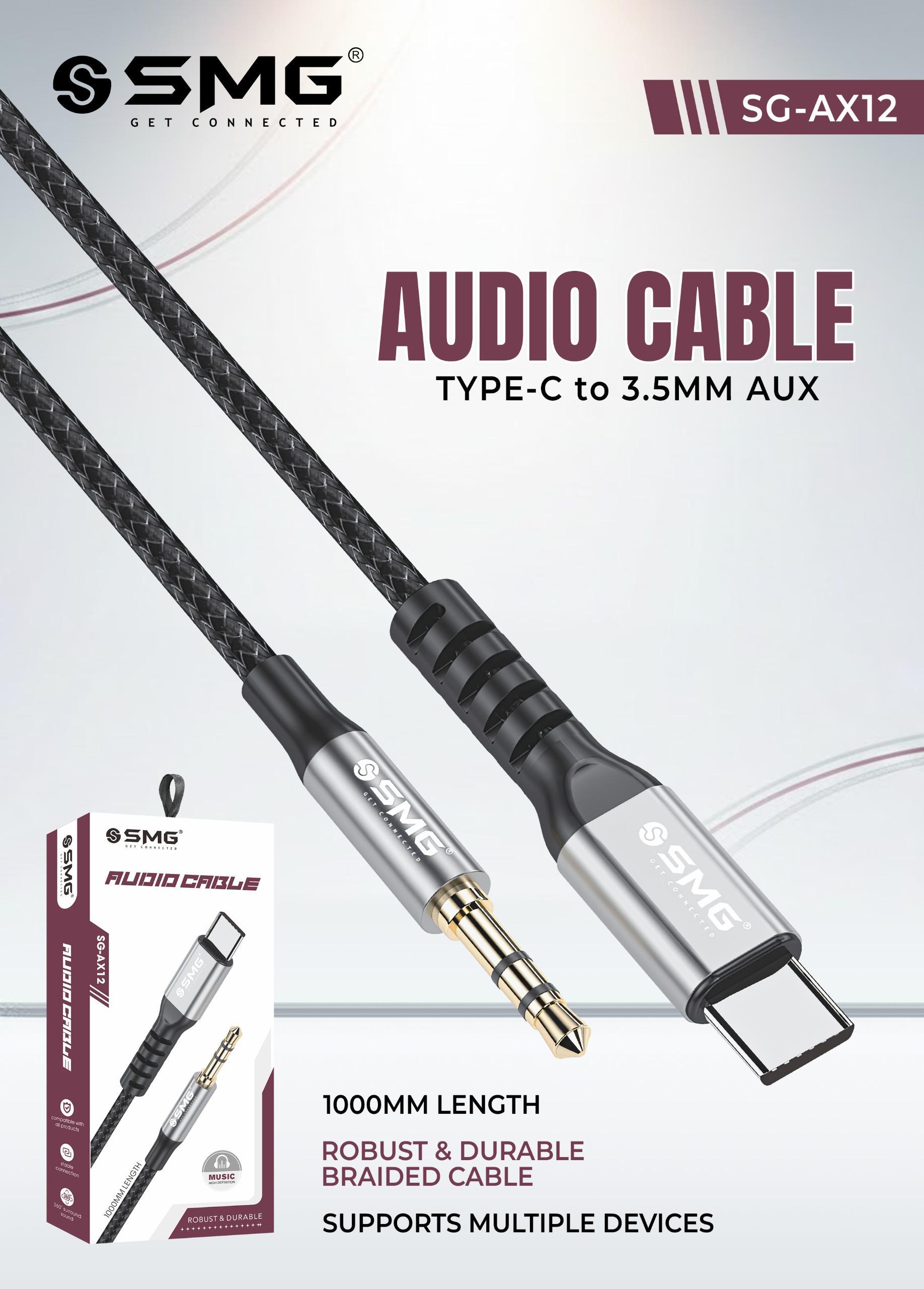 SMG - Audio Cable Type C to 3.5MM Aux 